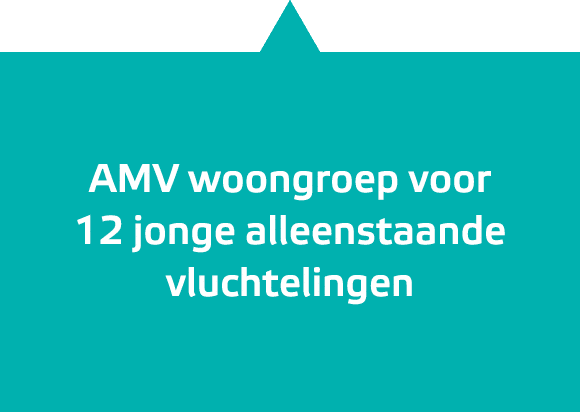 AMV woongroep voor 12 jonge alleenstaande vluchtelingen