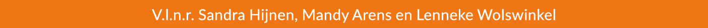 V.l.n.r. Sandra Hijnen, Mandy Arens en Lenneke Wolswinkel